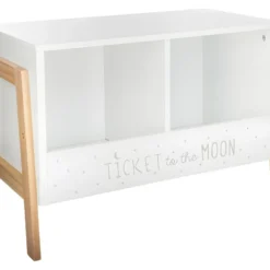 Rangement Enfant 2 Cases Moon Atmosphera - Blanc