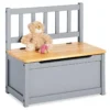 Banc De Rangement Pour Enfants Fenna Gris
