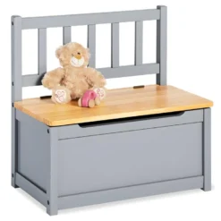 Banc De Rangement Pour Enfants Fenna Gris