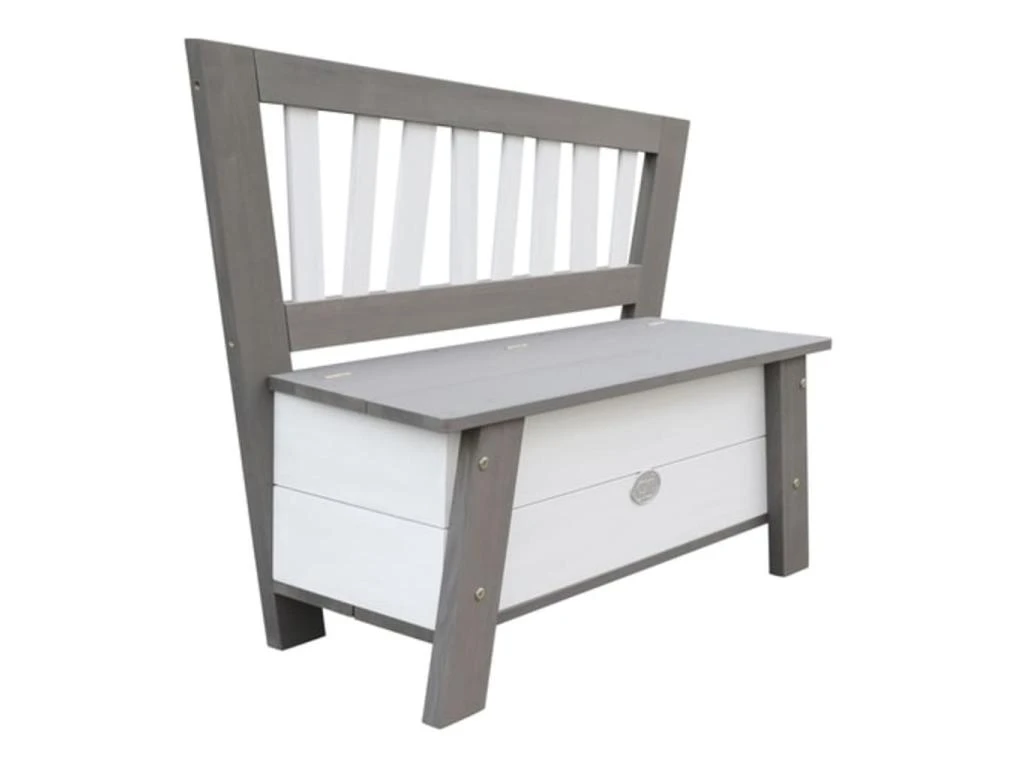 Banc De Rangement Corky Gris Et Blanc 2 Banc De Rangement Corky Gris Et Blanc – Image 2