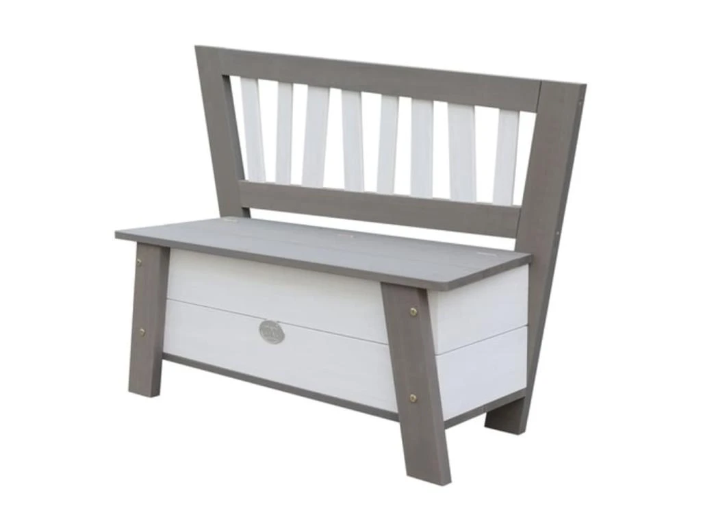 Banc De Rangement Corky Gris Et Blanc 3 Banc De Rangement Corky Gris Et Blanc – Image 3