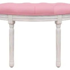 Banc Rose 81,5x41x49 Cm Velours -Promos Chesteris Boutique banc 21053293