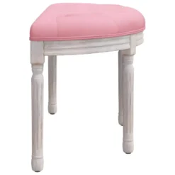 Banc Rose 81,5x41x49 Cm Velours -Promos Chesteris Boutique banc 21053295