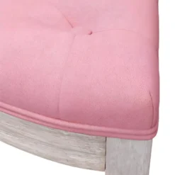 Banc Rose 81,5x41x49 Cm Velours -Promos Chesteris Boutique banc 21053299