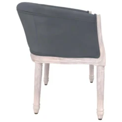Banc Gris Foncé 98x56x69 Cm Velours -Promos Chesteris Boutique banc 21055657