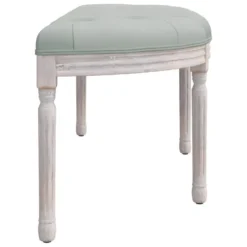 Banc Gris Clair 110,5x45x49 Cm Velours -Promos Chesteris Boutique banc 21056273