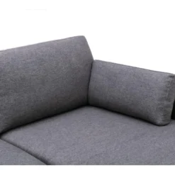 Canapé D'angle Réversible En Tissu MAKAO - Gris -Promos Chesteris Boutique canape 1027647