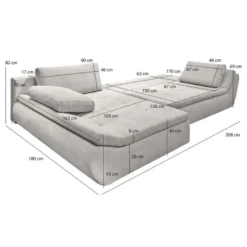 Canapé Convertible Angle Gauche En Tissu Côtelé Gris Clair - WINNIE 9 Canapé Convertible Angle Gauche En Tissu Côtelé Gris Clair - WINNIE -Promos Chesteris Boutique canape 10685875