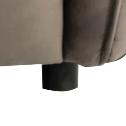 Canapé 3 Places Convertible En Velours Taupe IRVINE 11 Canapé 3 Places Convertible En Velours Taupe IRVINE -Promos Chesteris Boutique canape 10757081