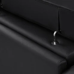 Canapé 2 Places En Cuir De Vachette Noir BREYT II -Promos Chesteris Boutique canape 10904797