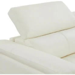 Canapé 2 Places En Cuir De Vachette Blanc BREYT II 15 Canapé 2 Places En Cuir De Vachette Blanc BREYT II -Promos Chesteris Boutique canape 10905831