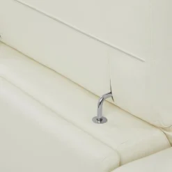 Canapé 2 Places En Cuir De Vachette Blanc BREYT II 14 Canapé 2 Places En Cuir De Vachette Blanc BREYT II -Promos Chesteris Boutique canape 10905833