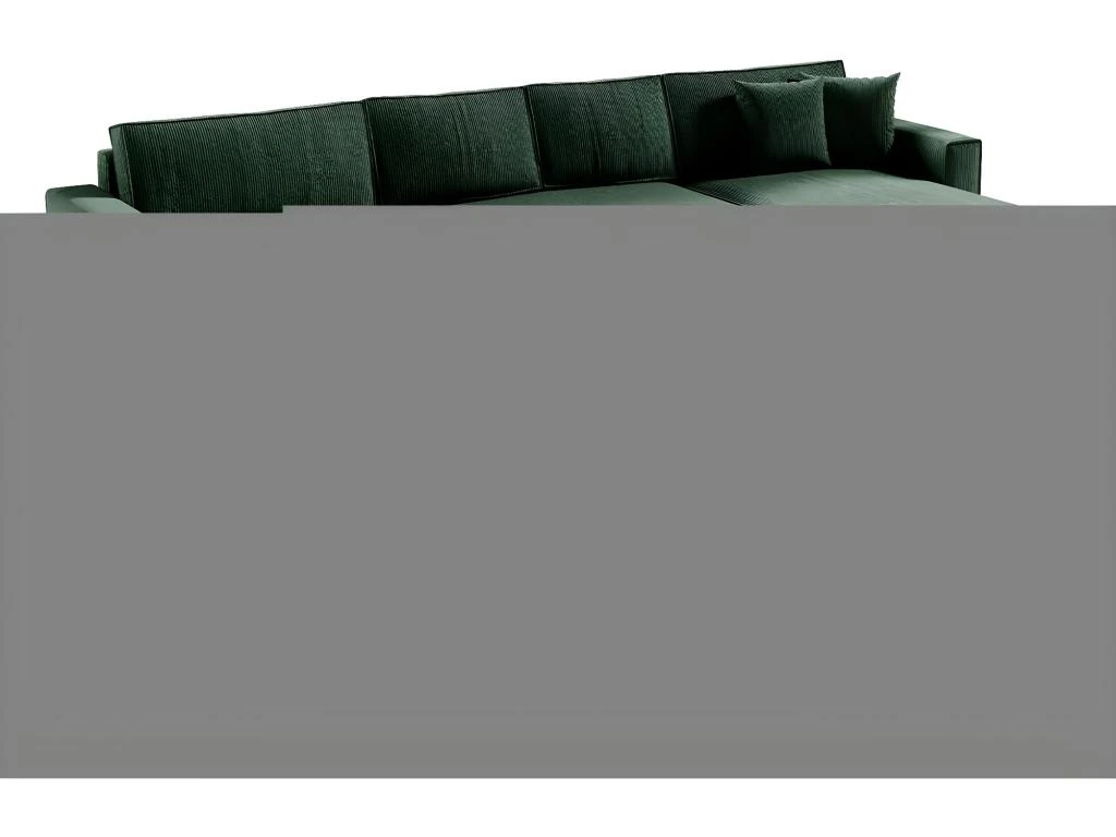 Canapé En U 5 Places Avec Coffre Isaac Velours Côtelé Vert Sapin 1 Canapé En U 5 Places Avec Coffre Isaac Velours Côtelé Vert Sapin