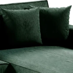 Canapé En U 5 Places Avec Coffre Isaac Velours Côtelé Vert Sapin 8 Canapé En U 5 Places Avec Coffre Isaac Velours Côtelé Vert Sapin -Promos Chesteris Boutique canape 11107701