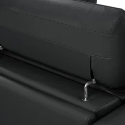 Canapé 2 Places En Cuir De Vachette Noir AZIDEE II 16 Canapé 2 Places En Cuir De Vachette Noir AZIDEE II -Promos Chesteris Boutique canape 11161147