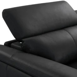 Canapé 2 Places En Cuir De Vachette Noir AZIDEE II 14 Canapé 2 Places En Cuir De Vachette Noir AZIDEE II -Promos Chesteris Boutique canape 11161189