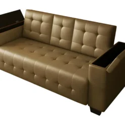 Canapé Clic-clac Convertible "Renarde" - 214 X 86 X 86 Cm - 3 Places - Marron + Rangements 9 Canapé Clic-clac Convertible "Renarde" - 214 X 86 X 86 Cm - 3 Places - Marron + Rangements -Promos Chesteris Boutique canape 11176333