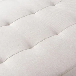 Canapé D'angle Panoramique Convertible En Tissu Beige LEANZA 14 Canapé D'angle Panoramique Convertible En Tissu Beige LEANZA -Promos Chesteris Boutique canape 11593939