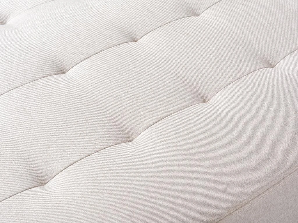 Canapé D'angle Panoramique Convertible En Tissu Beige LEANZA 7 Canapé D'angle Panoramique Convertible En Tissu Beige LEANZA – Image 7