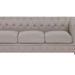 Canapé Angle à Droite 6 Places En Tissu Beige CHESTERFIELD 17 Canapé Angle à Droite 6 Places En Tissu Beige CHESTERFIELD -Promos Chesteris Boutique canape 11665673