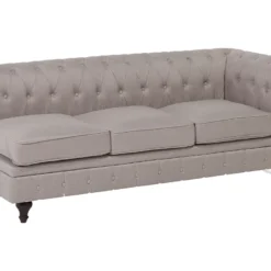 Canapé Angle à Gauche 6 Places En Tissu Beige CHESTERFIELD -Promos Chesteris Boutique canape 11666527