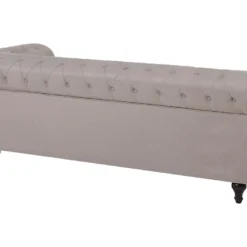 Canapé Angle à Gauche 6 Places En Tissu Beige CHESTERFIELD -Promos Chesteris Boutique canape 11666529