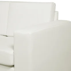 Canapé 3 Places En Cuir Blanc HELSINKI 16 Canapé 3 Places En Cuir Blanc HELSINKI -Promos Chesteris Boutique canape 11781869