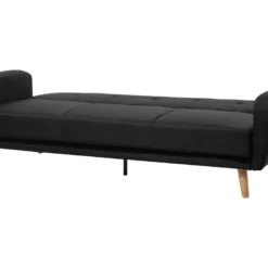 Canapé Convertible 3 Places En Tissu Noir FLORLI 15 Canapé Convertible 3 Places En Tissu Noir FLORLI -Promos Chesteris Boutique canape 11941361