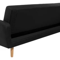 Canapé Convertible 3 Places En Tissu Noir FLORLI 16 Canapé Convertible 3 Places En Tissu Noir FLORLI -Promos Chesteris Boutique canape 11941363