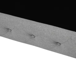 Canapé Chesterfield 2 Places En Tissu Gris Clair VISSLAND -Promos Chesteris Boutique canape 12012729