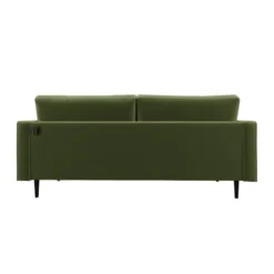 Canapé Droit MAEL Cacharel En Velours Kaki Fixe 8 Canapé Droit MAEL Cacharel En Velours Kaki Fixe -Promos Chesteris Boutique canape 12219269