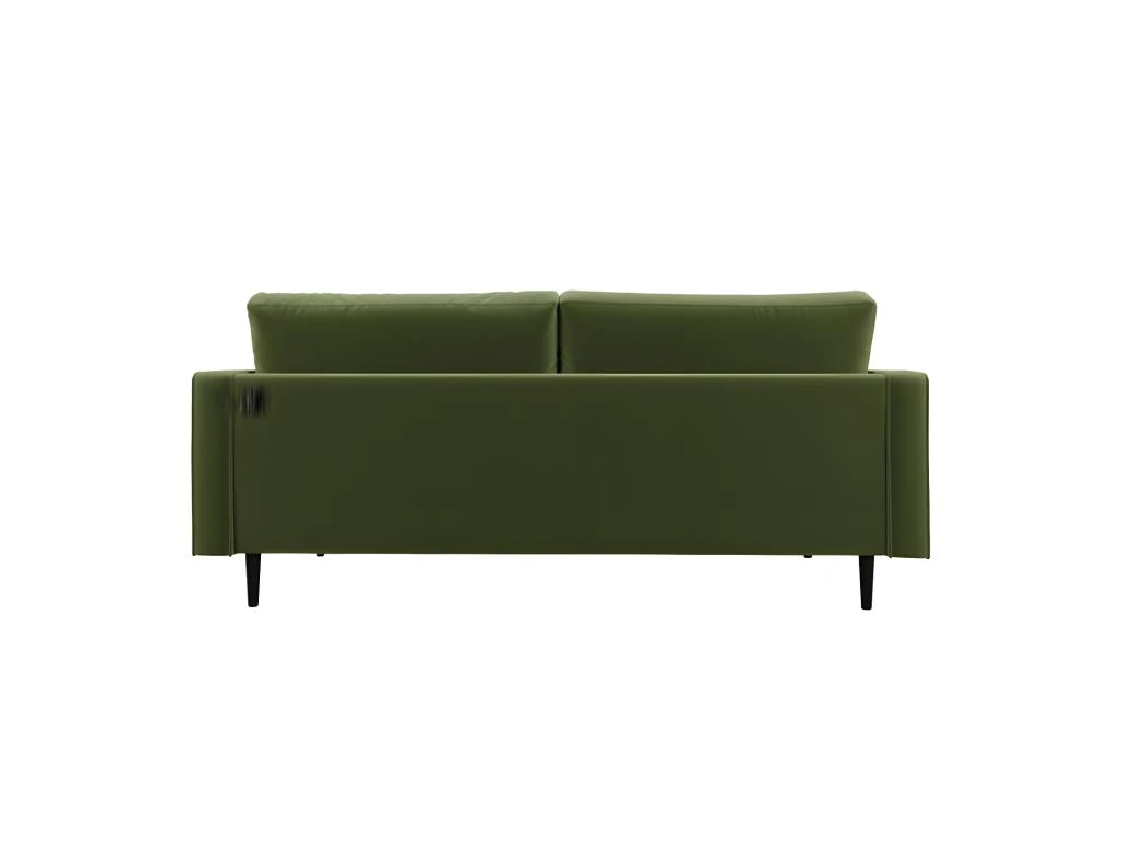 Canapé Droit MAEL Cacharel En Velours Kaki Fixe 4 Canapé Droit MAEL Cacharel En Velours Kaki Fixe – Image 4