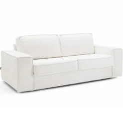 Canapé Convertible 3 Places En Tissu Bouclé écru - Ouverture Express - Couchage Quotidien - Matelas HD 140 X 190 - Dario 6 Canapé Convertible 3 Places En Tissu Bouclé écru - Ouverture Express - Couchage Quotidien - Matelas HD 140 X 190 - Dario -Promos Chesteris Boutique canape 12261355