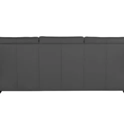 Canapé 3 Places En 100% Tout Cuir Italien Vachette COMO, Noir -Promos Chesteris Boutique canape 12304843