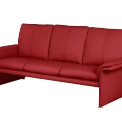 Canapé 3 Places En 100% Tout Cuir Italien Vachette COMO, Rouge Foncé 7 Canapé 3 Places En 100% Tout Cuir Italien Vachette COMO, Rouge Foncé -Promos Chesteris Boutique canape 12304855