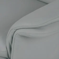 Canapé 3 Places En 100% Tout Cuir Italien Vachette COMO, Gris Clair -Promos Chesteris Boutique canape 12304881