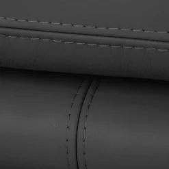 Canapé 2 Places En 100% Tout Cuir Italien Vachette COMO, Noir -Promos Chesteris Boutique canape 12304887