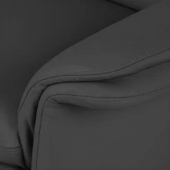 Canapé 2 Places En 100% Tout Cuir Italien Vachette COMO, Noir -Promos Chesteris Boutique canape 12304891