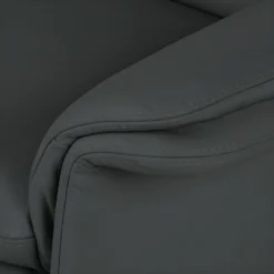 Canapé 3 Places En 100% Tout Cuir Italien Vachette COMO, Gris Foncé -Promos Chesteris Boutique canape 12304909