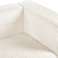 Canapé 3 Places Bouclé Blanc GRANNA 17 Canapé 3 Places Bouclé Blanc GRANNA -Promos Chesteris Boutique canape 12309467