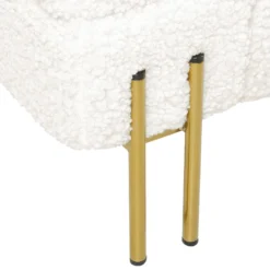 Canapé 3 Places Bouclé Blanc GRANNA 19 Canapé 3 Places Bouclé Blanc GRANNA -Promos Chesteris Boutique canape 12309471