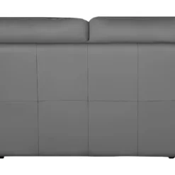 Canapé 2 Places En 100% Tout Cuir Italien Vachette OSATIS, Couleur Gris Foncé 8 Canapé 2 Places En 100% Tout Cuir Italien Vachette OSATIS, Couleur Gris Foncé -Promos Chesteris Boutique canape 12326151