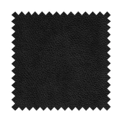 Canapé 2 Places En 100% Tout Cuir épais Italien Vachette HAMBOURG, Couleur Noir -Promos Chesteris Boutique canape 12328301