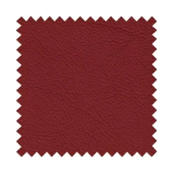 Canapé 3 Places En 100% Tout Cuir épais Italien Vachette HAMBOURG, Couleur Rouge Foncé -Promos Chesteris Boutique canape 12328325