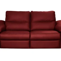 Canapé 2 Places En 100% Tout Cuir épais Italien Vachette HAMBOURG, Couleur Rouge Foncé 9 Canapé 2 Places En 100% Tout Cuir épais Italien Vachette HAMBOURG, Couleur Rouge Foncé -Promos Chesteris Boutique canape 12328335