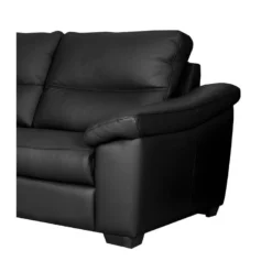 Canapé 3 Places En 100% Tout Cuir épais Italien Vachette HAMBOURG, Couleur Noir 9 Canapé 3 Places En 100% Tout Cuir épais Italien Vachette HAMBOURG, Couleur Noir -Promos Chesteris Boutique canape 12328343