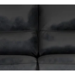 Canapé 3 Places En 100% Tout Cuir épais Italien Vachette HAMBOURG, Couleur Noir 10 Canapé 3 Places En 100% Tout Cuir épais Italien Vachette HAMBOURG, Couleur Noir -Promos Chesteris Boutique canape 12328345