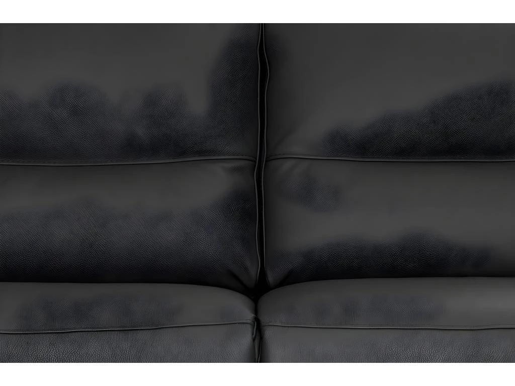 Canapé 3 Places En 100% Tout Cuir épais Italien Vachette HAMBOURG, Couleur Noir 5 Canapé 3 Places En 100% Tout Cuir épais Italien Vachette HAMBOURG, Couleur Noir – Image 5