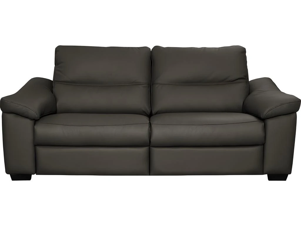 Canapé 3 Places En 100% Tout Cuir épais Italien Vachette HAMBOURG, Couleur Anthracite 2 Canapé 3 Places En 100% Tout Cuir épais Italien Vachette HAMBOURG, Couleur Anthracite – Image 2