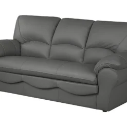 Canapé 3 Places En 100% Tout Cuir Italien Vachette OSATIS, Couleur Gris Foncé 8 Canapé 3 Places En 100% Tout Cuir Italien Vachette OSATIS, Couleur Gris Foncé -Promos Chesteris Boutique canape 12328379